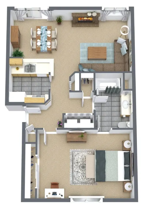 1BD, 1BTH B