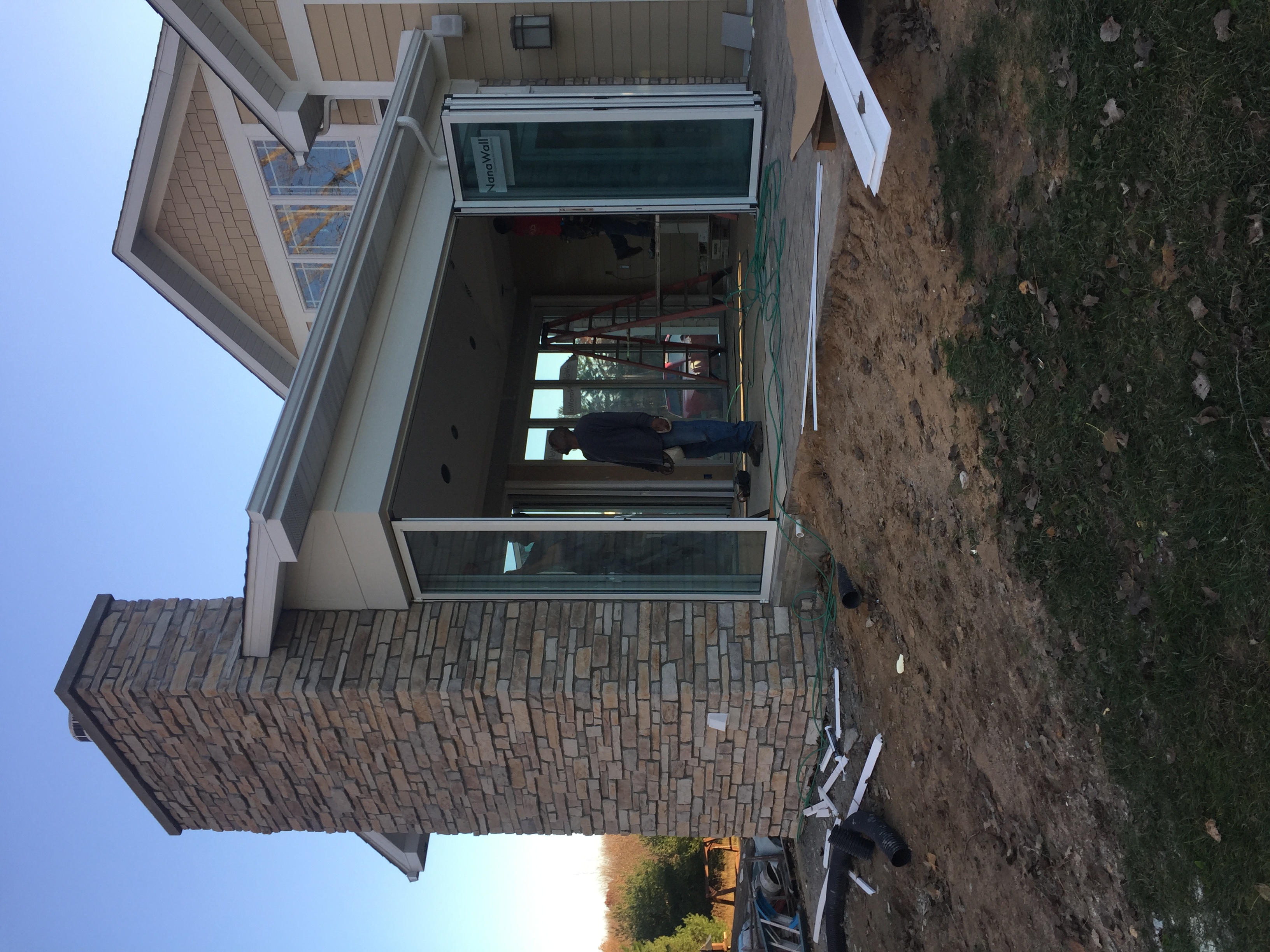 Porch addition by Schiebner Construction in Saginaw, MI