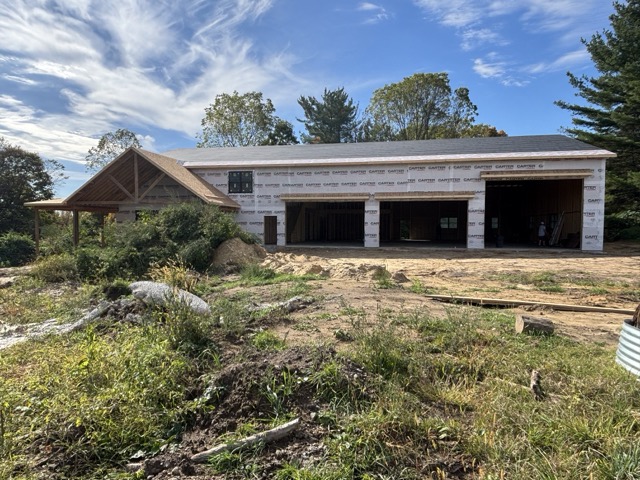 Completed home framing by Schiebner Construction in Midland, MI