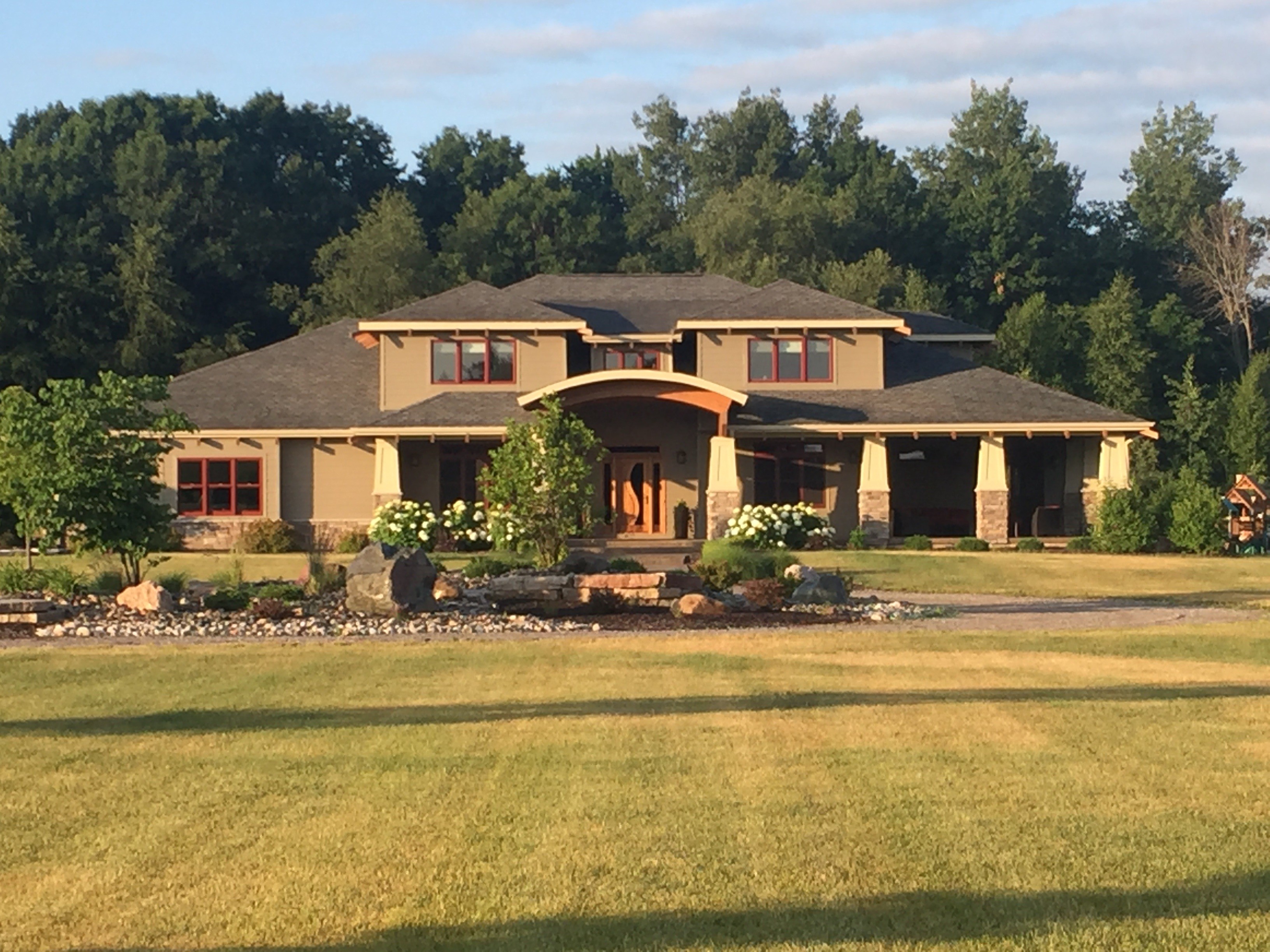 Custom home in Bay City, MI by Schiebner Construction