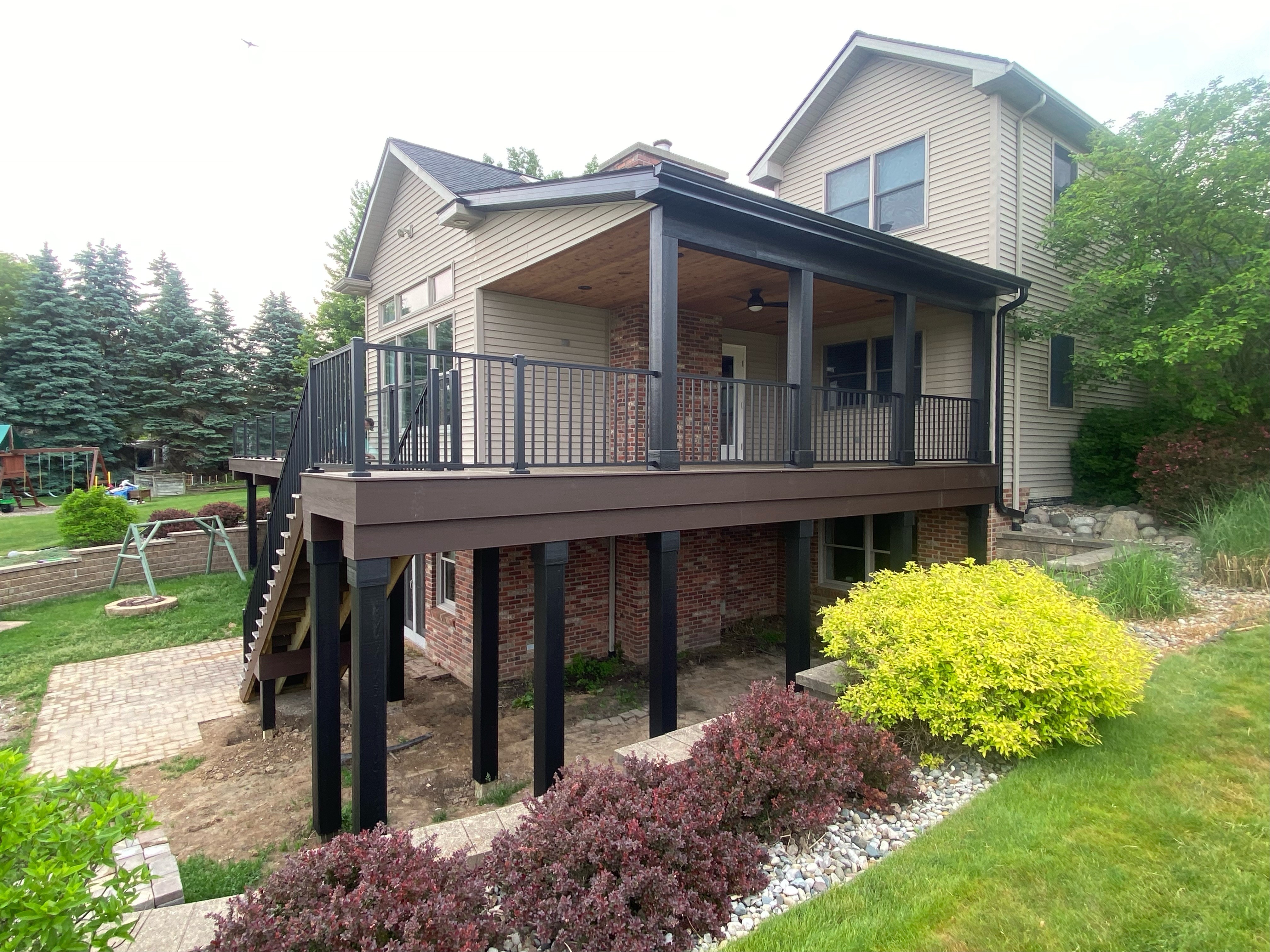 Deck build in Midland, MI by Schiebner Construction