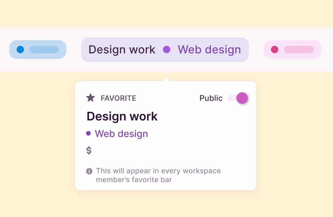 Time tracking goals dashboard