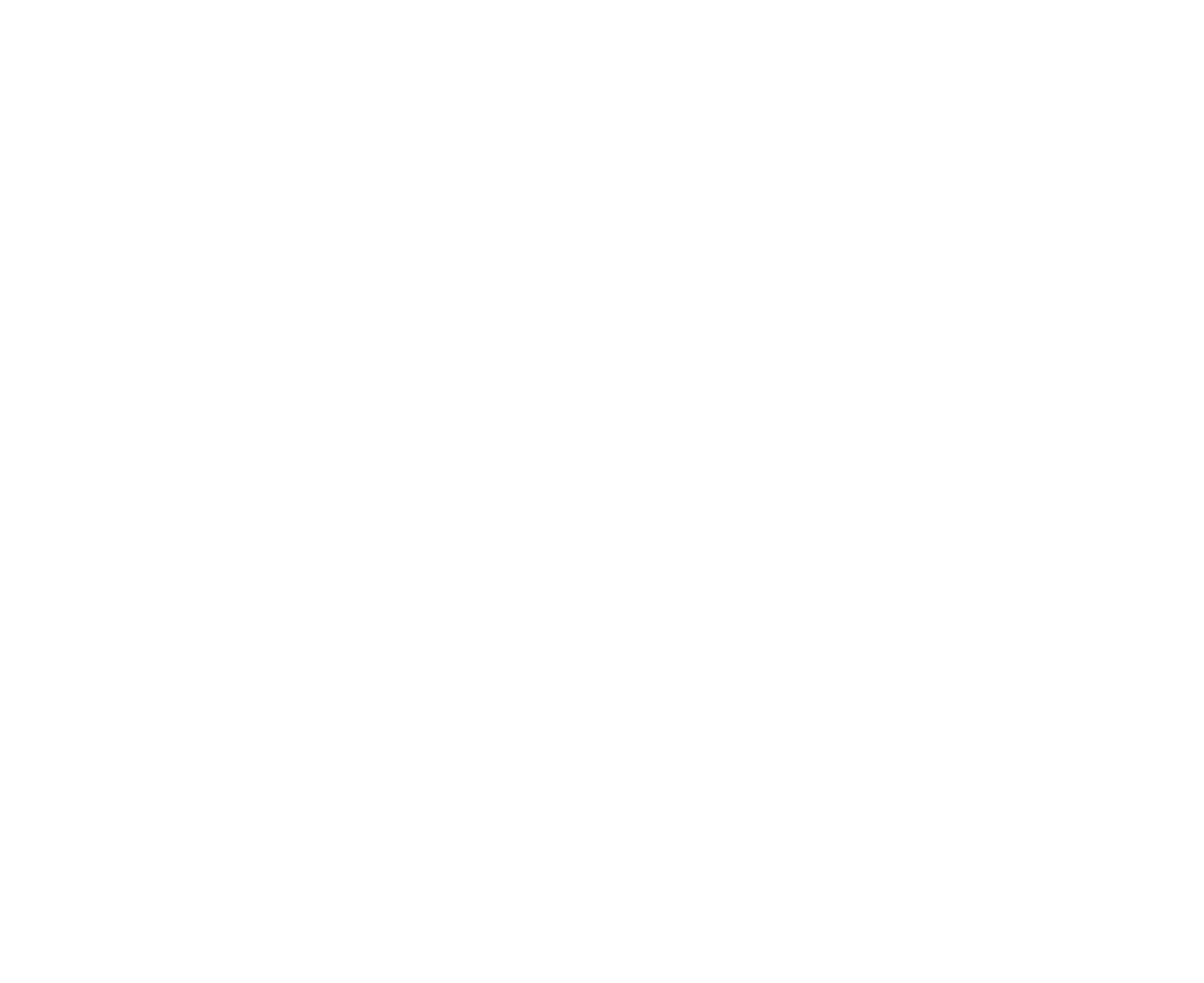 Abstract geometric design with overlapping rounded shapes in white on a transparent background.