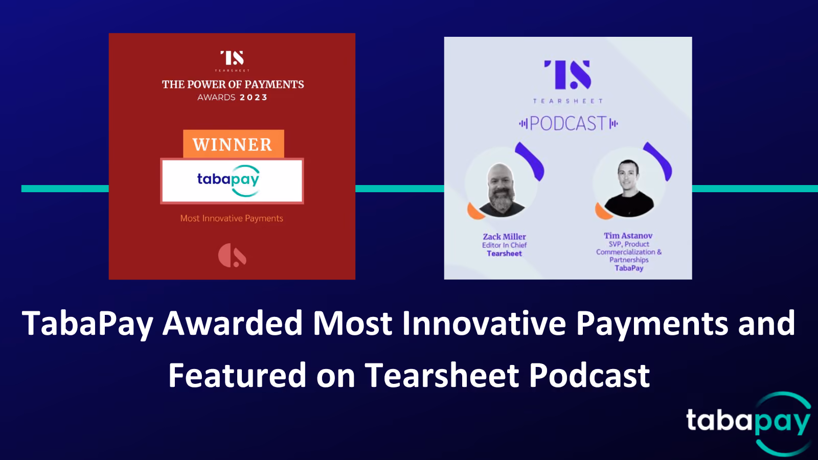 Tearsheet Award and Podcast