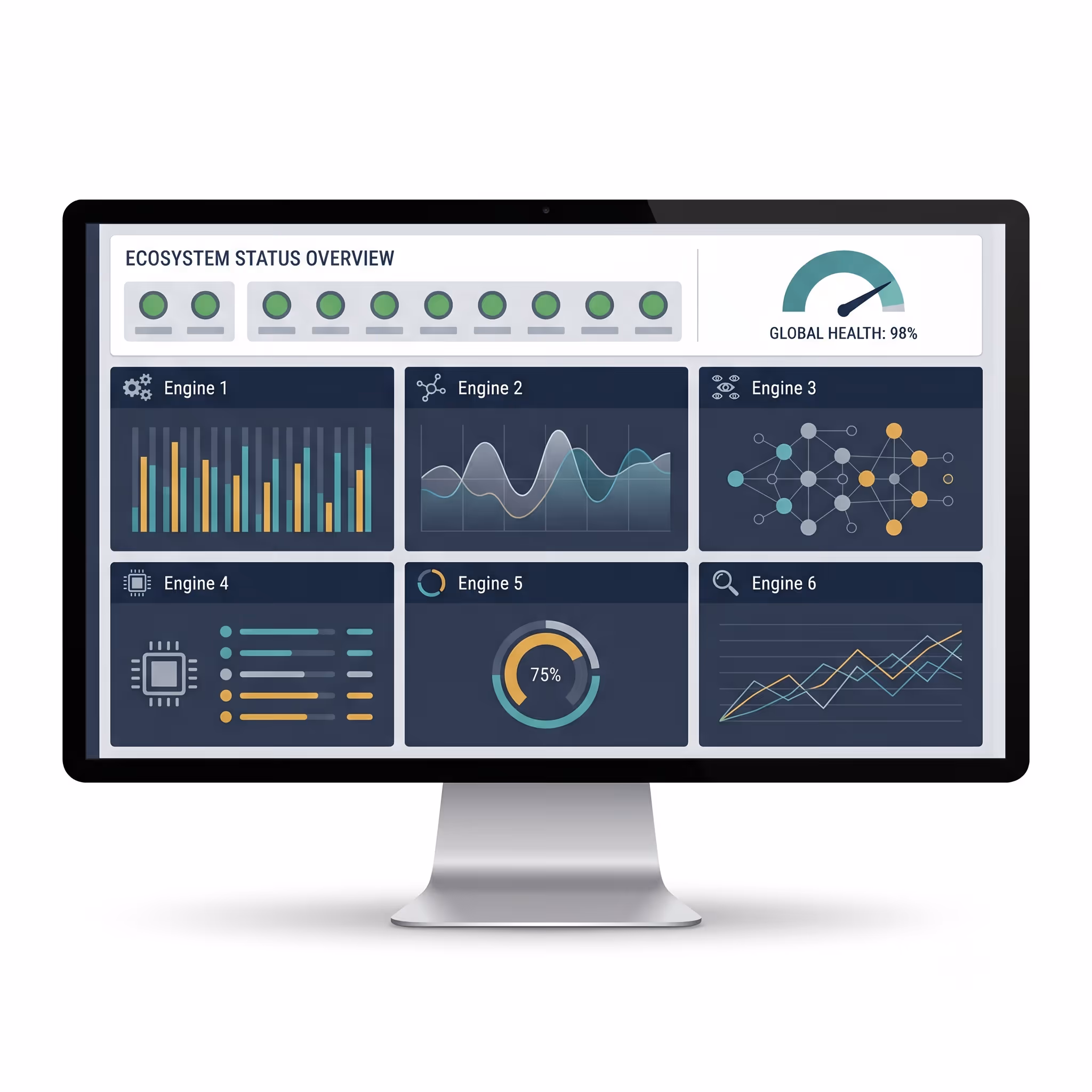 Dashboard mockup