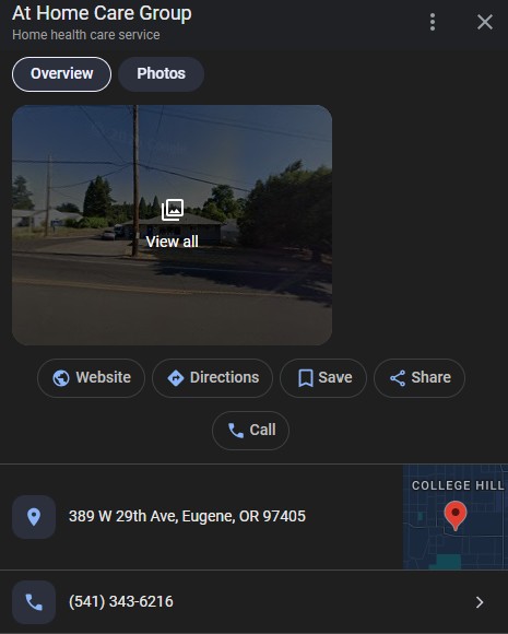 thin google my business profile