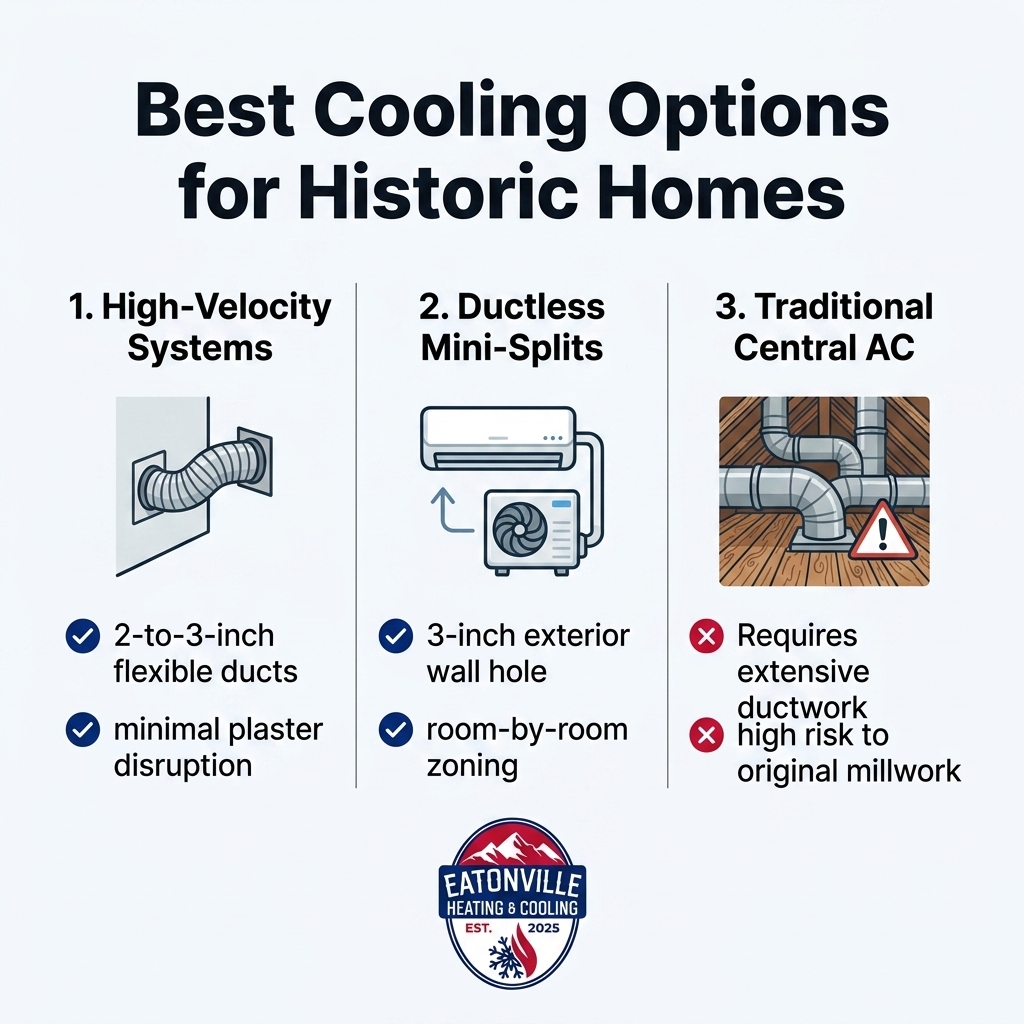 Best Cooling Options for Historic Homes
