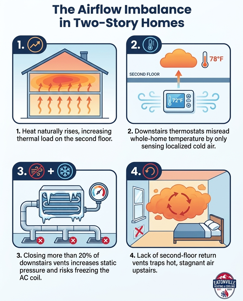 The Airflow Imbalance in Two-Story Homes