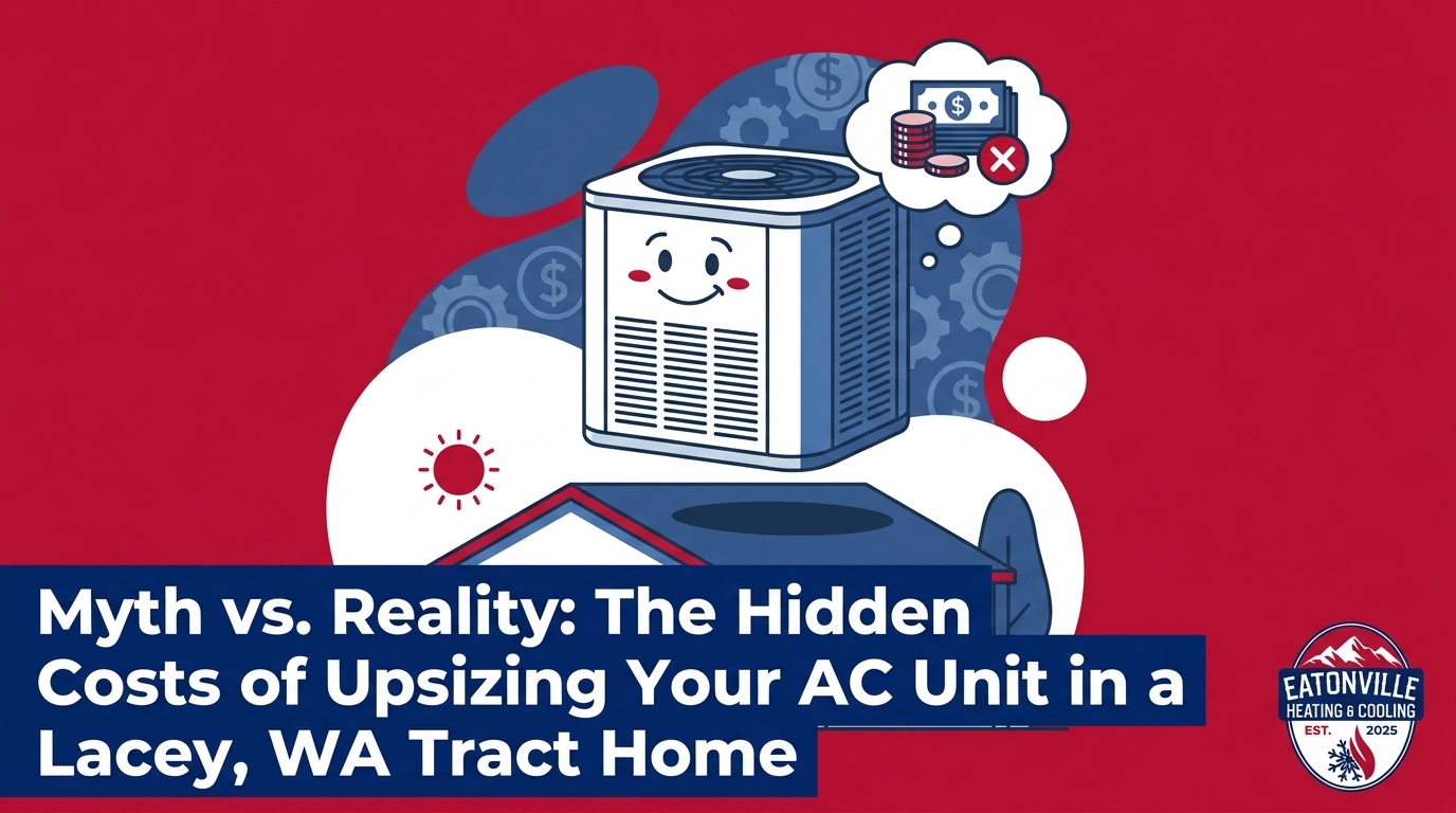 Myth vs. Reality: The Hidden Costs of Upsizing Your AC Unit in a Lacey, WA Tract Home — featured image