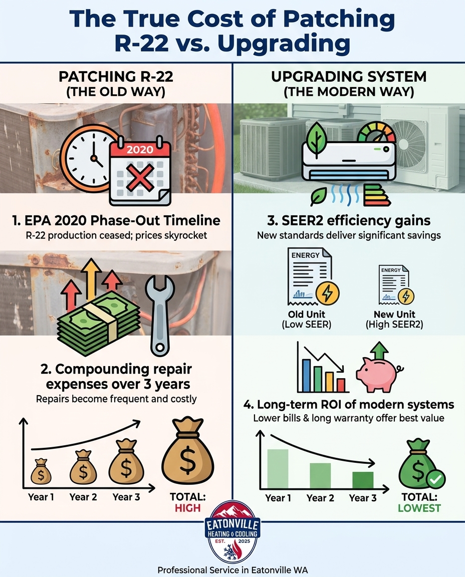 The True Cost of Patching R-22 vs. Upgrading