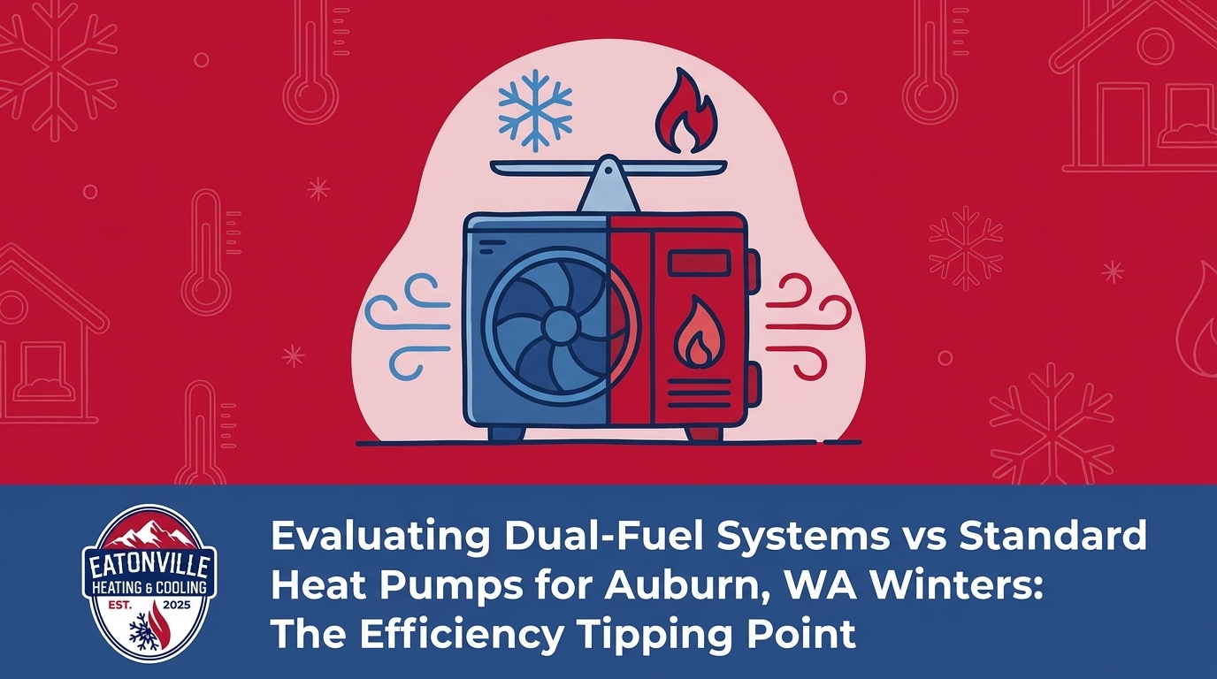 Evaluating Dual-Fuel Systems vs Standard Heat Pumps for Auburn, WA Winters: The Efficiency Tipping Point — featured image