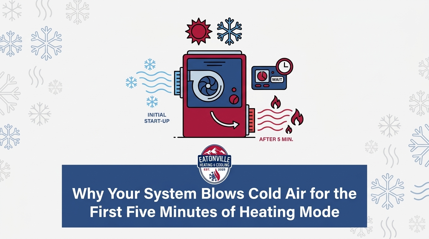 Why Your System Blows Cold Air for the First Five Minutes of Heating Mode — featured image