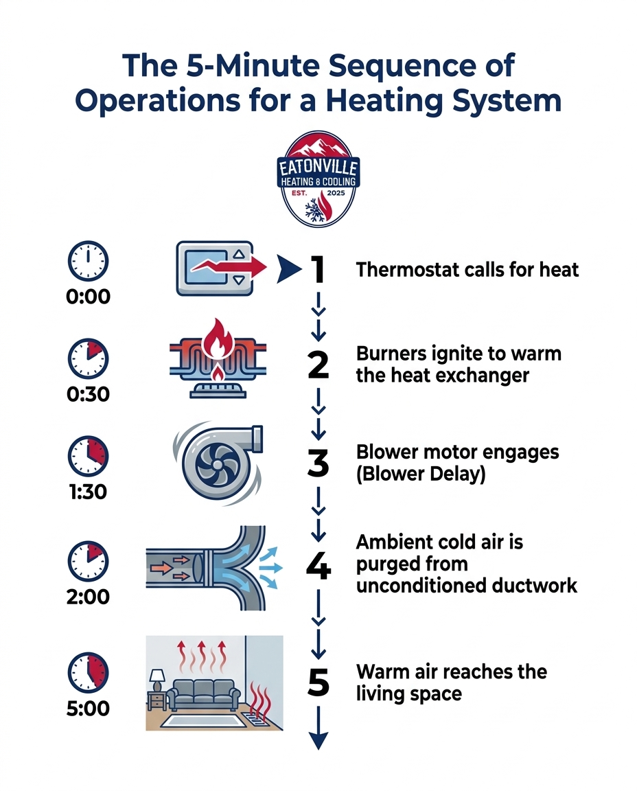 The 5-Minute Sequence of Operations for a Heating System
