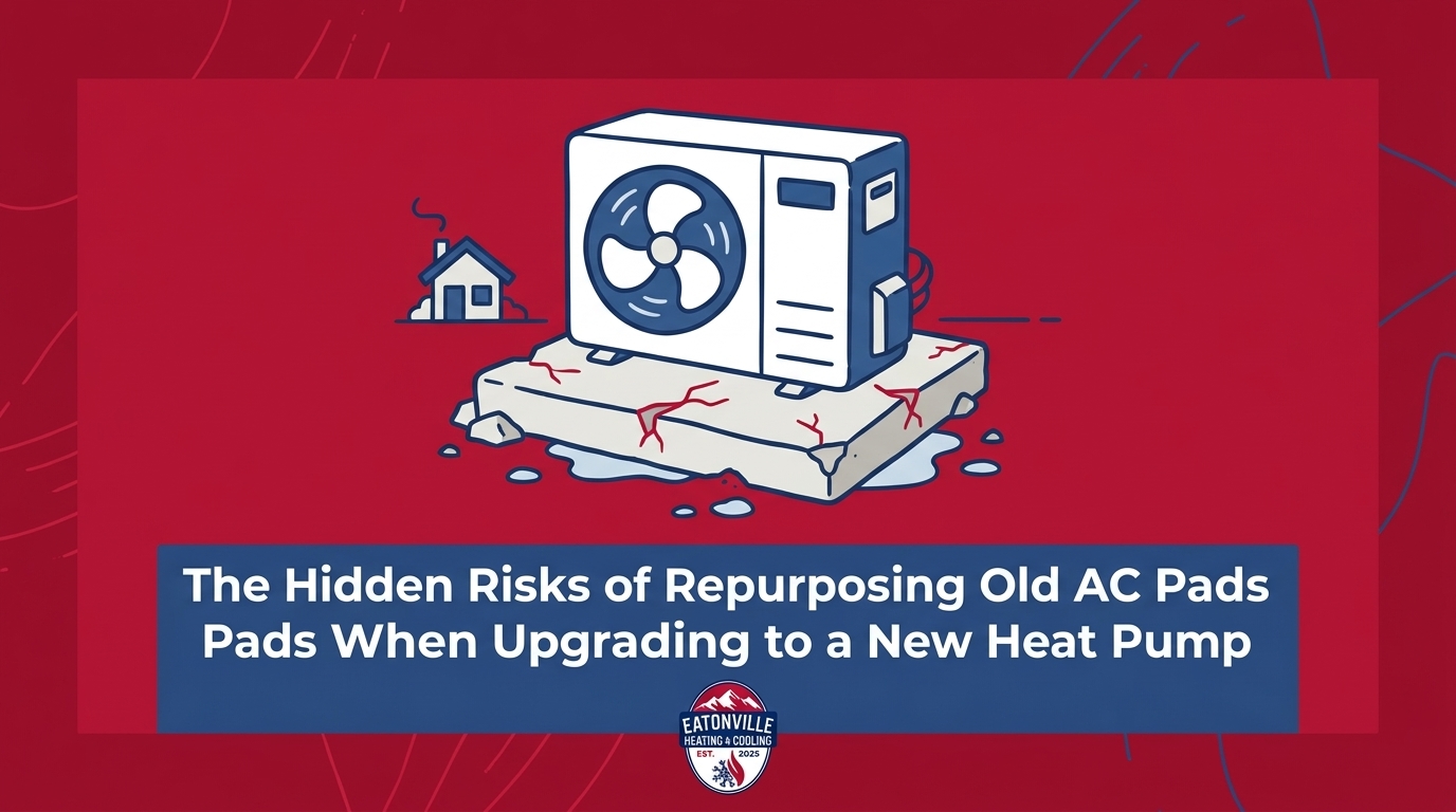 The Hidden Risks of Repurposing Old AC Pads When Upgrading to a New Heat Pump — featured image
