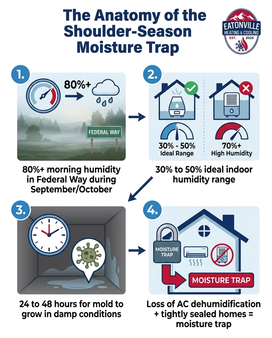 The Anatomy of the Shoulder-Season Moisture Trap