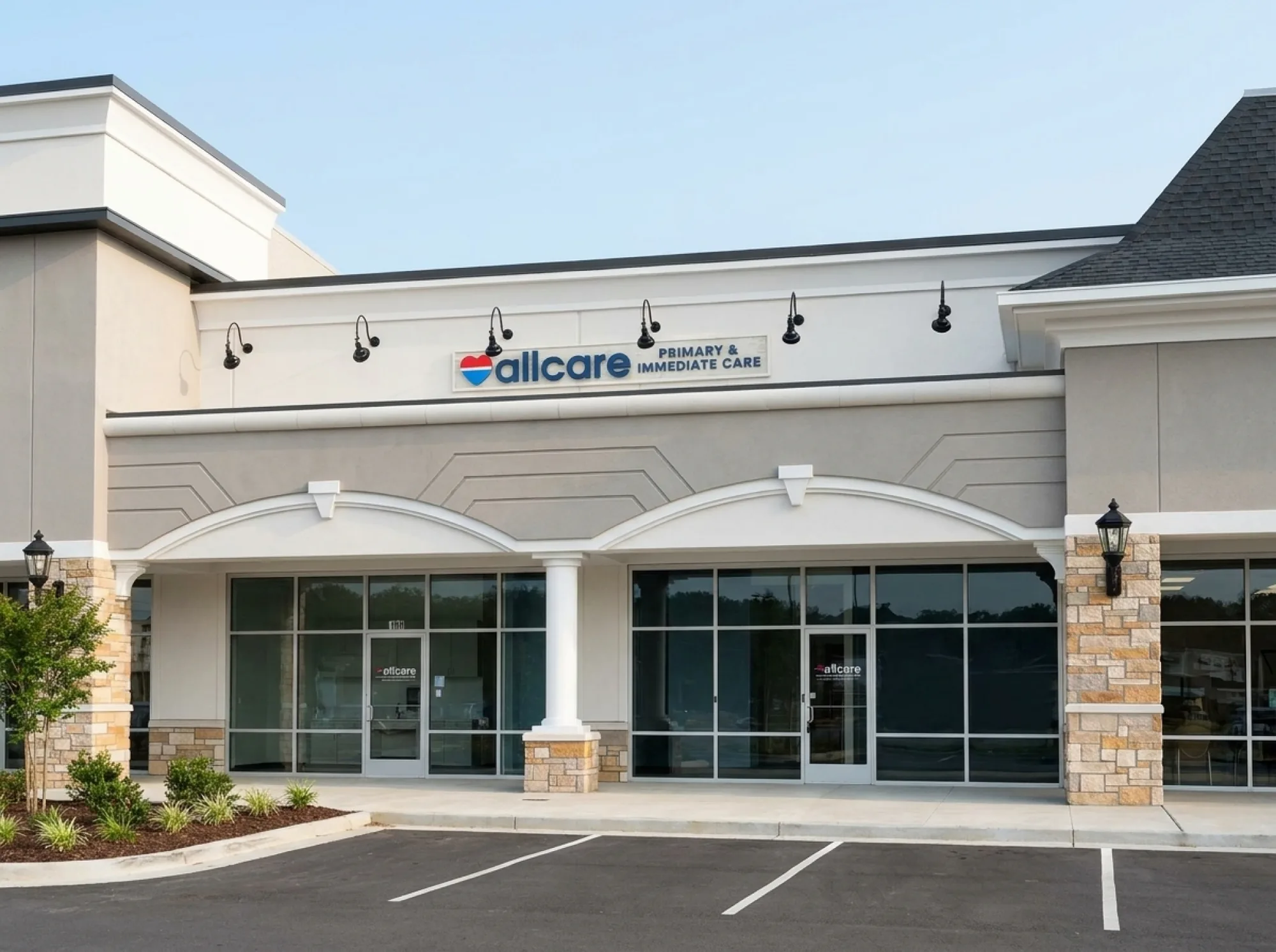 AllCare Primary & Immediate Care clinic exterior in Braselton, GA