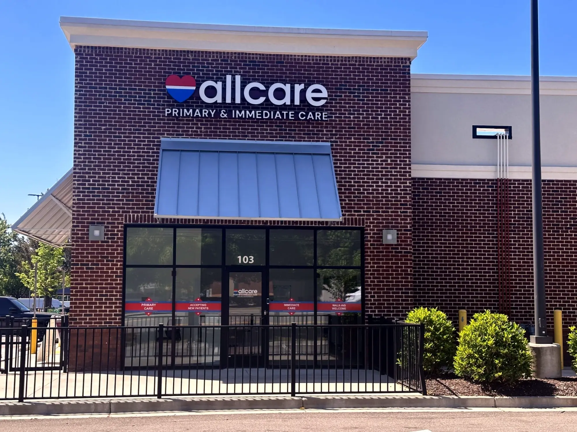 AllCare Primary & Immediate Care clinic exterior in Buford, GA