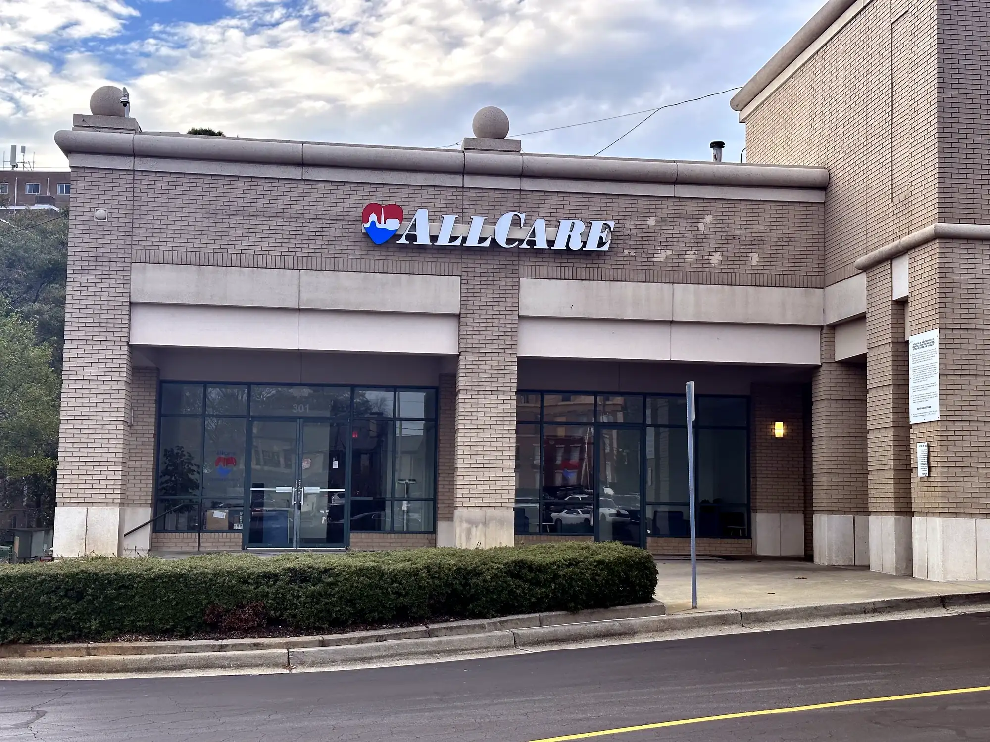 AllCare Primary & Immediate Care clinic exterior in Atlanta, GA