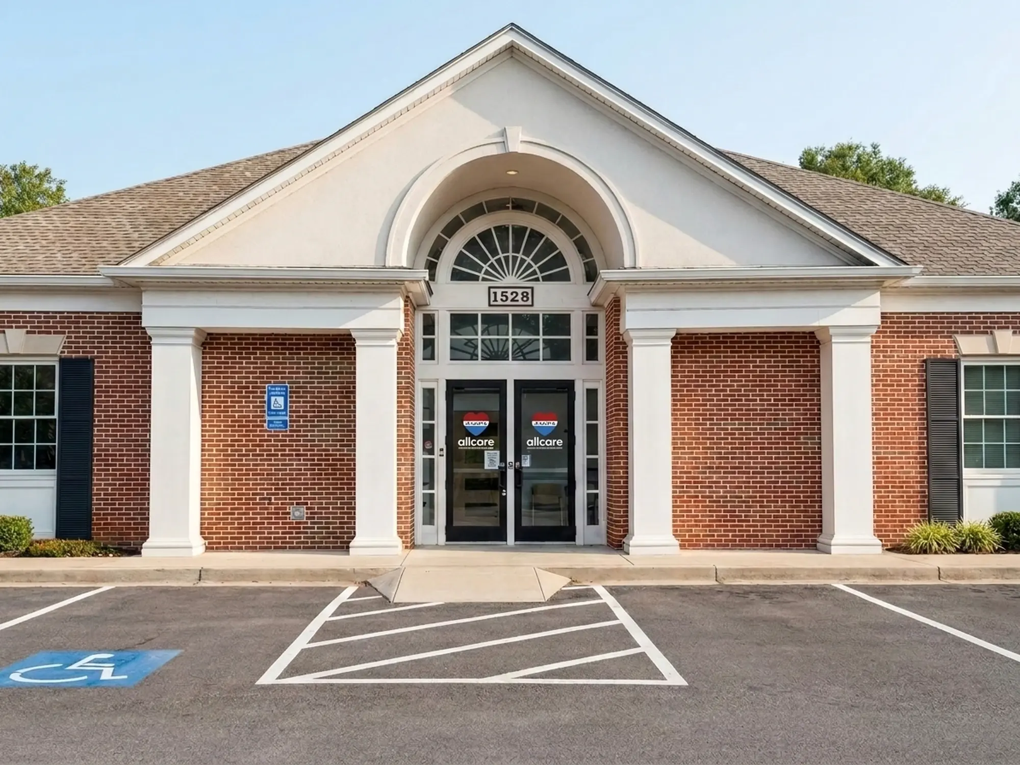 AllCare Primary & Immediate Care clinic exterior in Tyrone, GA