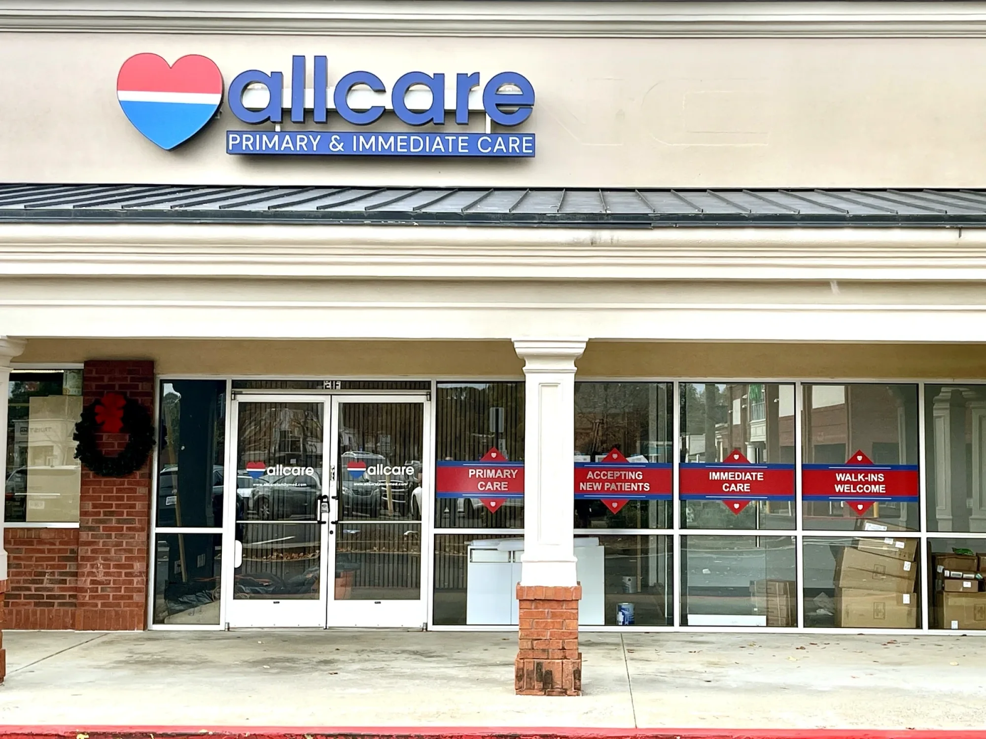 AllCare Primary & Immediate Care clinic exterior in Smyrna, GA