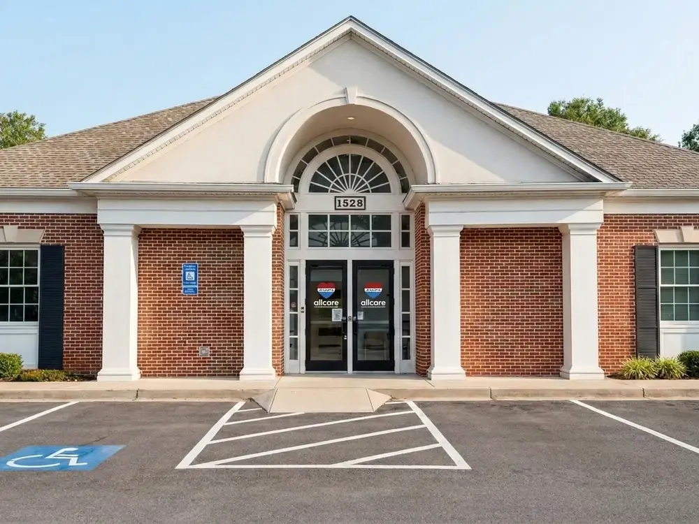 AllCare Primary & Immediate Care clinic exterior in Tyrone, GA