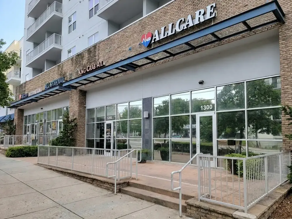 AllCare Primary & Immediate Care Northside clinic exterior in Atlanta, GA