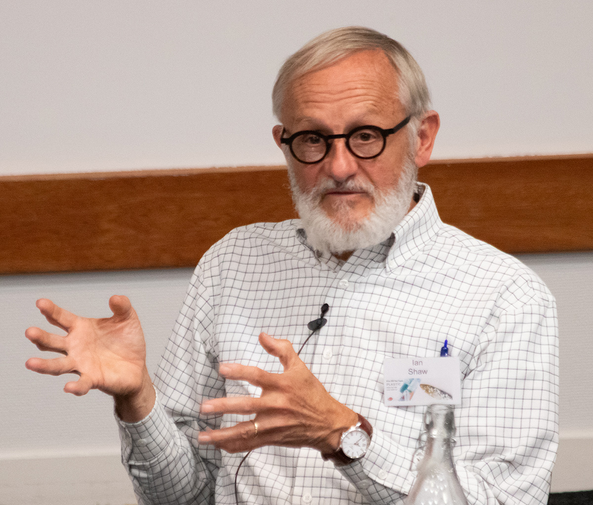Professor Ian Shaw taking part in an expert panel discussion