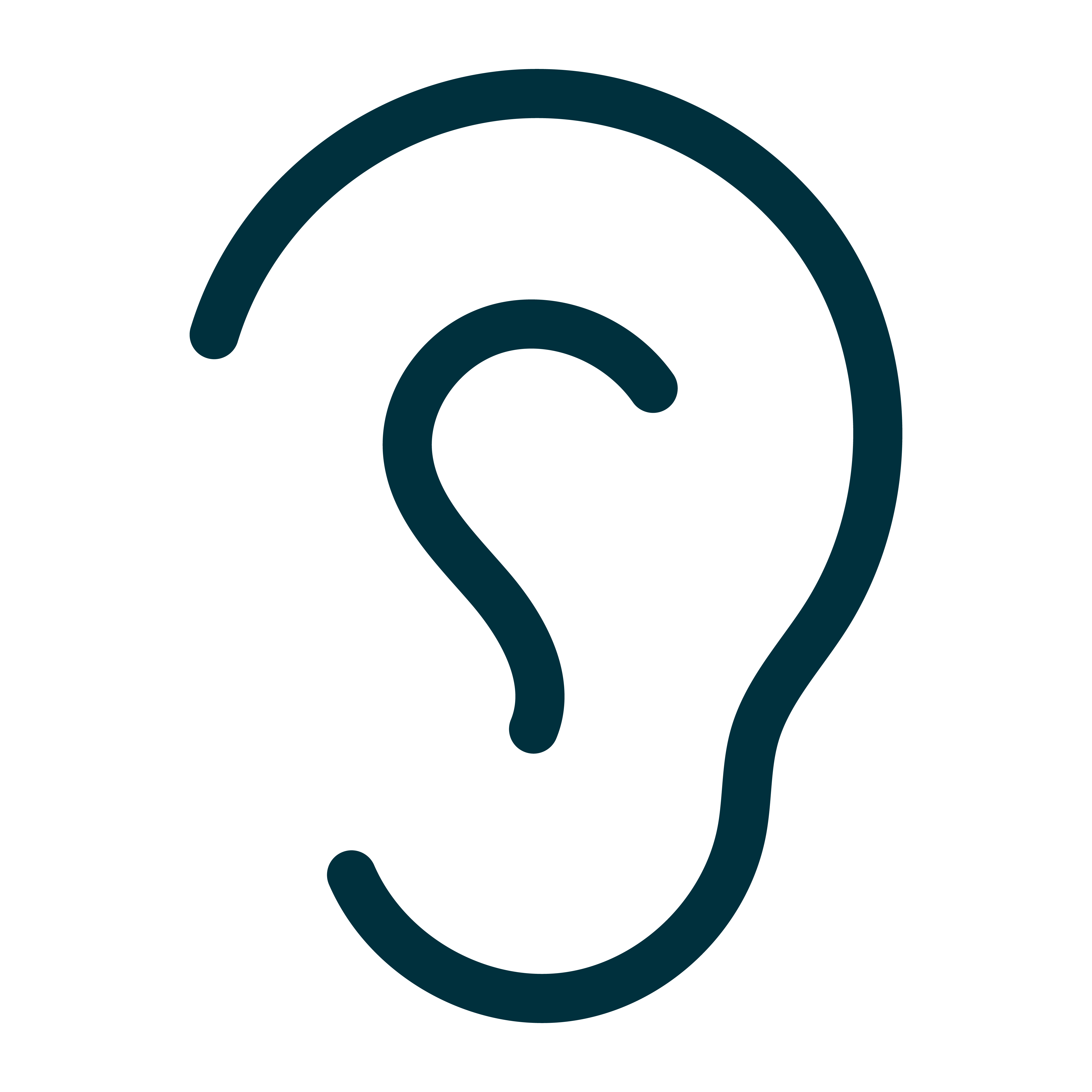 Ear icon for listening