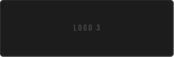 Black rectangular background with faint text reading 'LOGO 3' in the center.