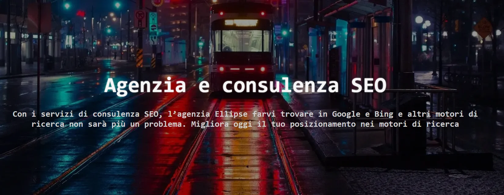 La pagina SEO sul sito di Ellipse