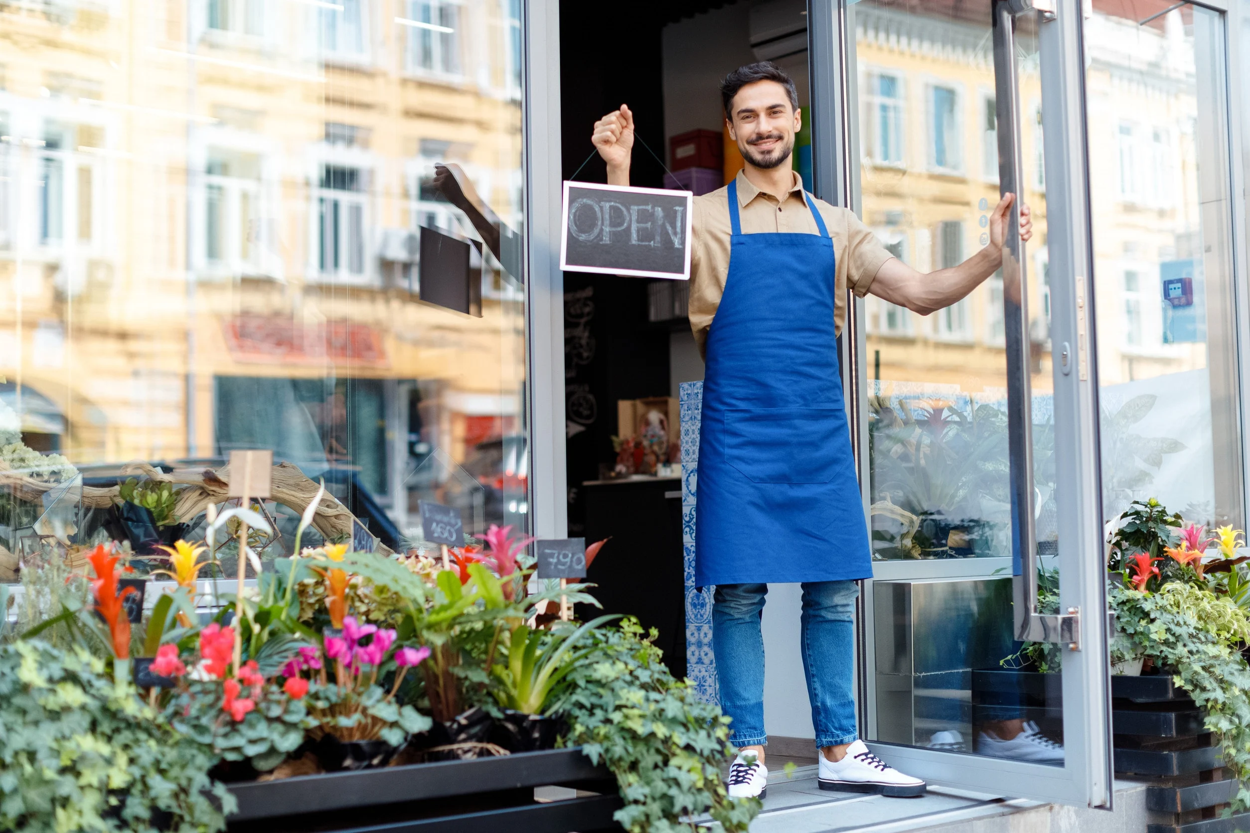 Un imprenditore che ha appena aperto una ditta individuale in Svizzera