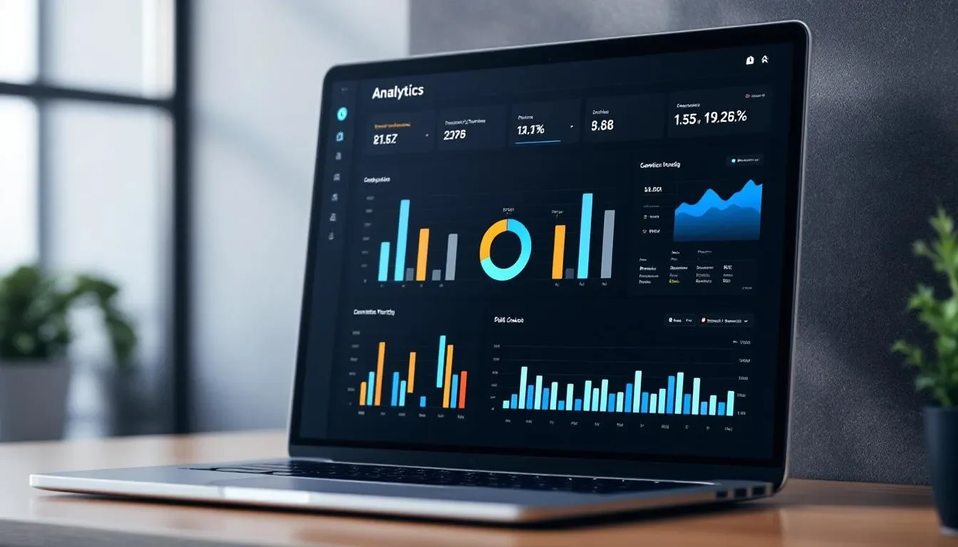 Il dashboard di analisi mostra le metriche delle campagne di search engine marketing (SEM)