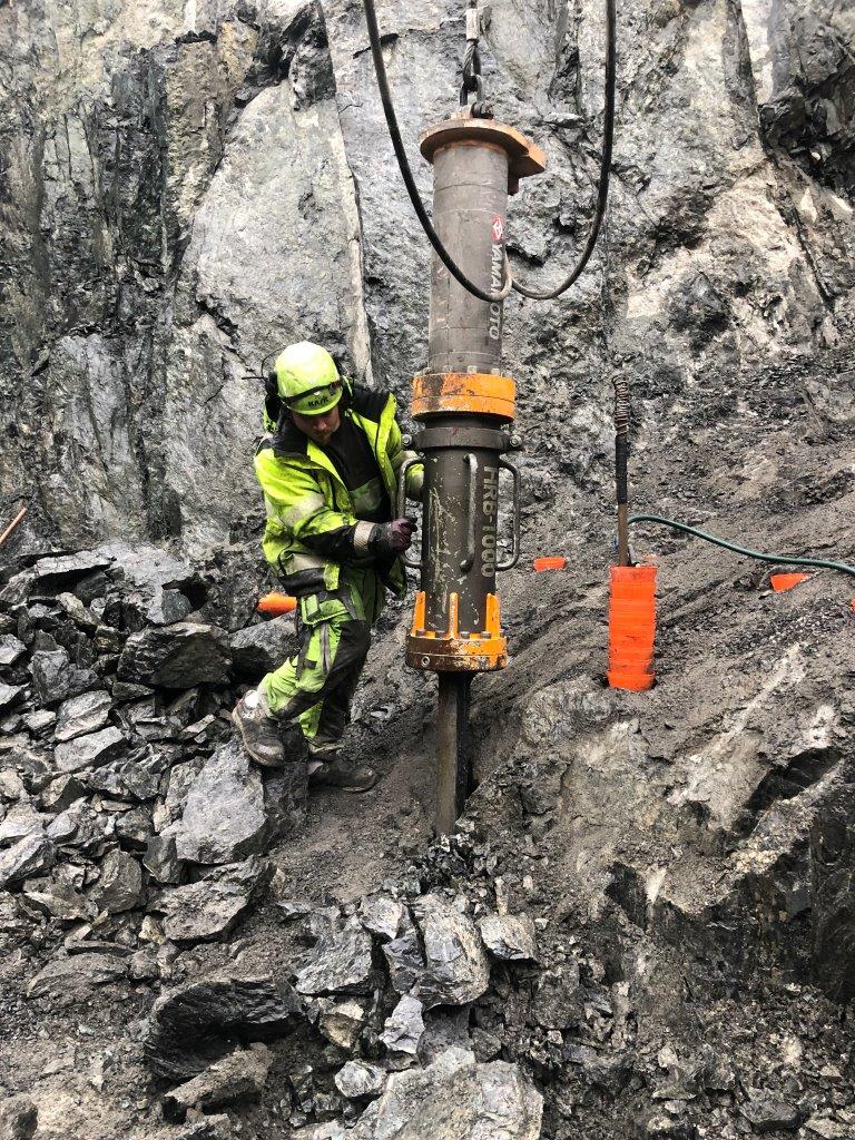 Pigging av fjell: metode, maskinvalg og pigghammer