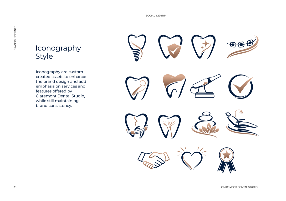 Claremont Dental Studio dental iconography examples
