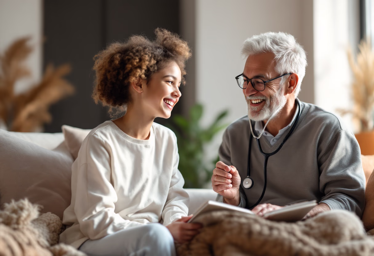 image of a doctor with a patient