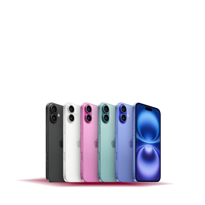 a row of iphones phones