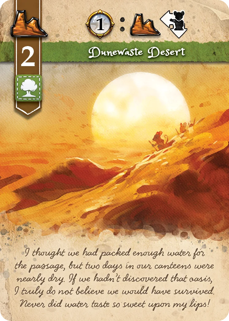 Everdell Journeys Card Dunewaste Desert