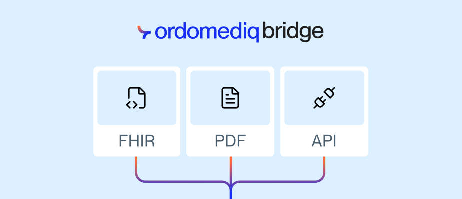 Dokumentation übergeben - FHIR, PDF oder per API