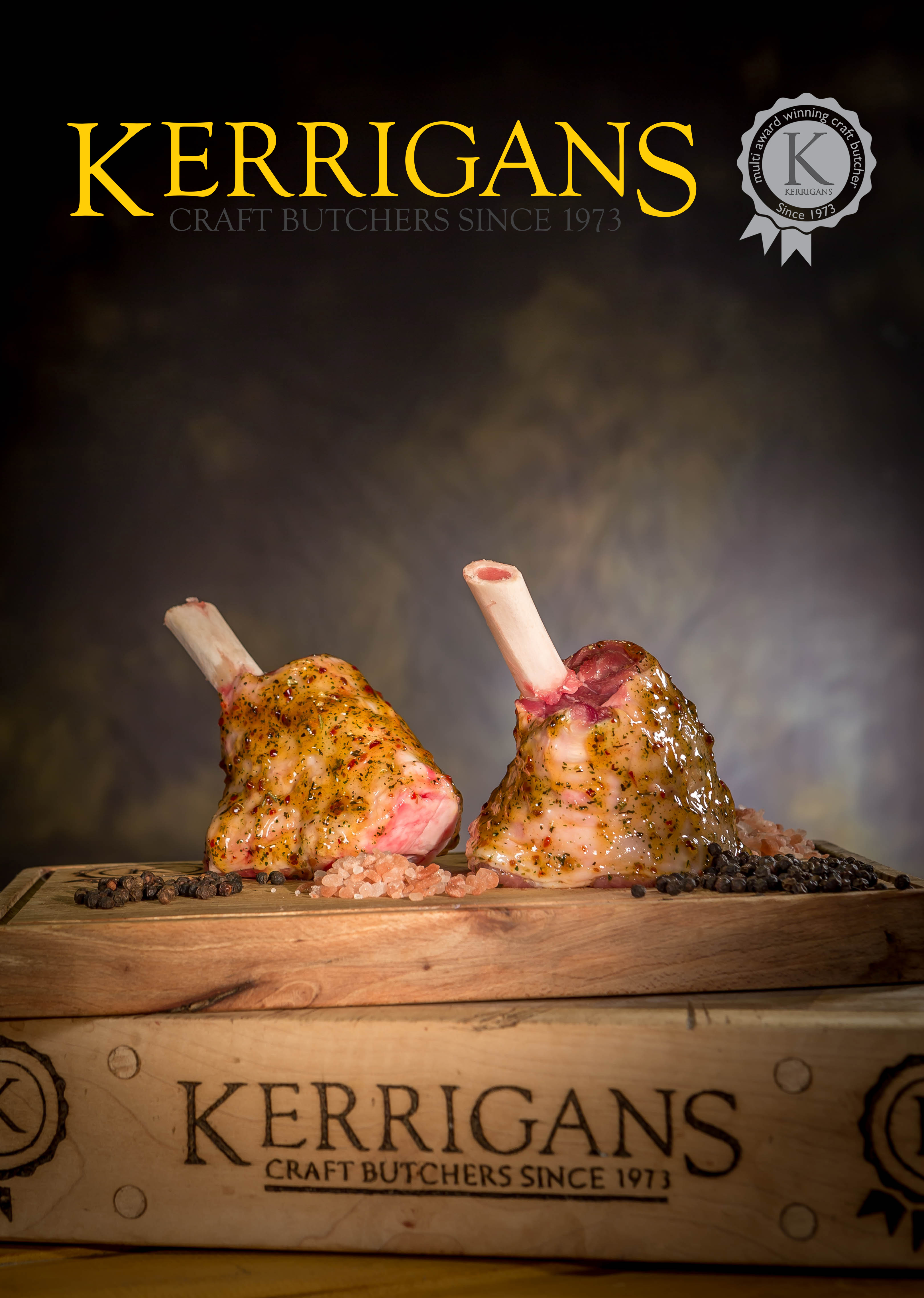 Kerrigans Butchers Lamb Shanks  - Food Advertising Photography © David Cantwell Photography