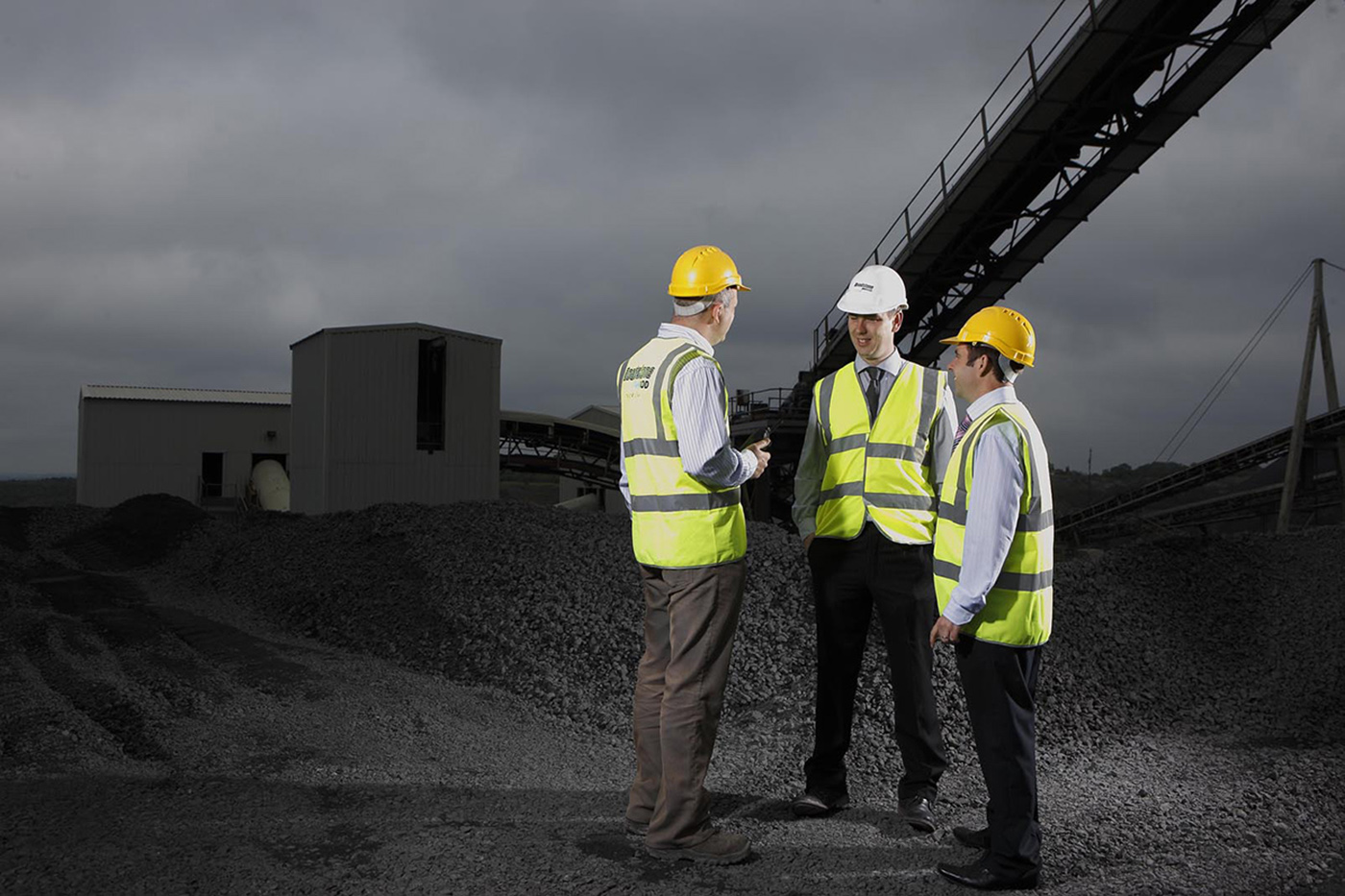 Roadstone Workers - Industrial Photographer © David Cantwell Photography