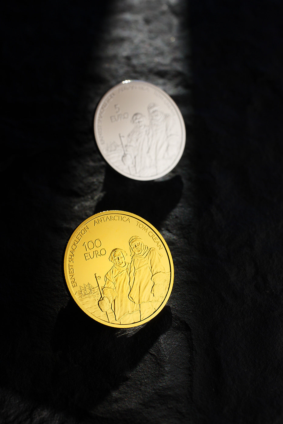 Gold and Silver Coin for The Central Bank  - Studio Photography © David Cantwell Photography