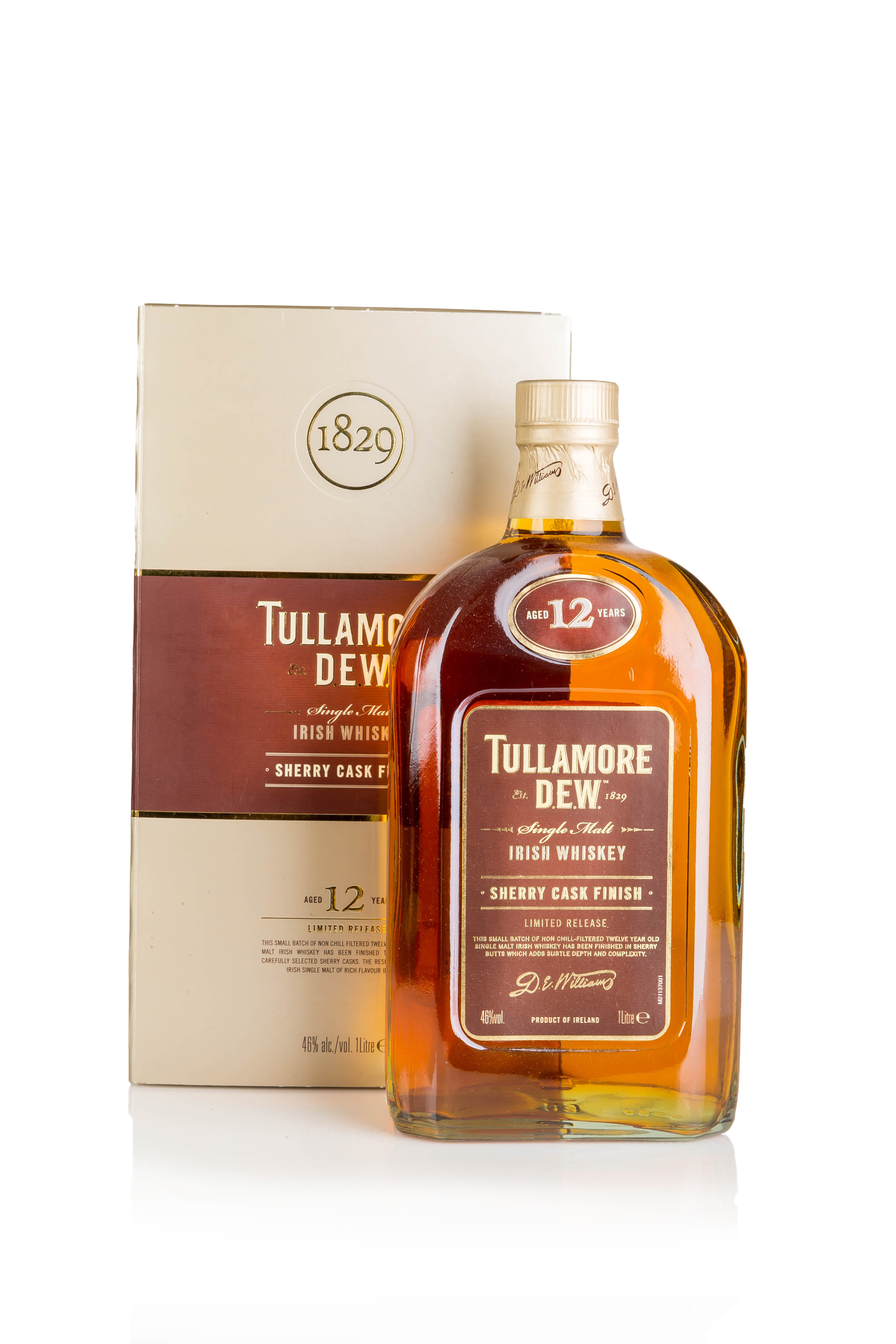 Tullamore Dew Irish Whishey - Packshot Photography © David Cantwell Photography