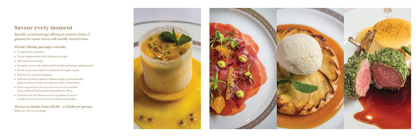 Shelbourne Hotel Dining  - Editorial Photography © David Cantwell Photography