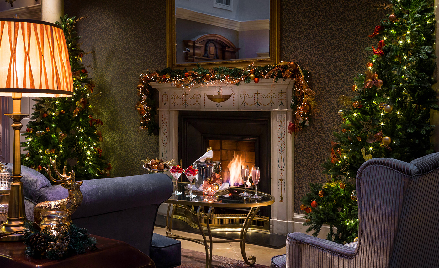 Christmas By Hotel Fireside  - Seasonal Commercial Photography © David Cantwell Photography