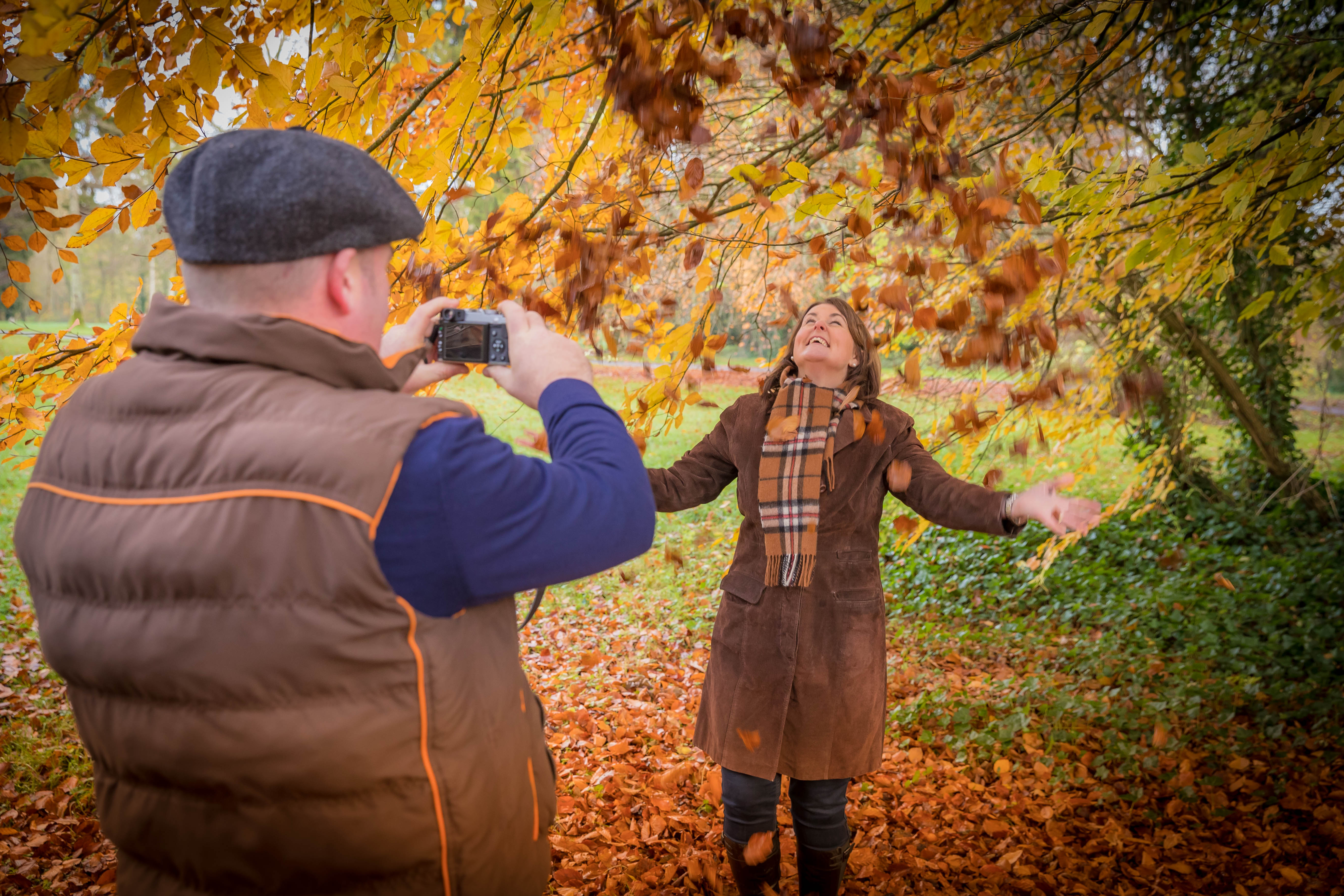Couple in the Woods @ Autumn  Couples Lifestyle Photography © David Cantwell Photography