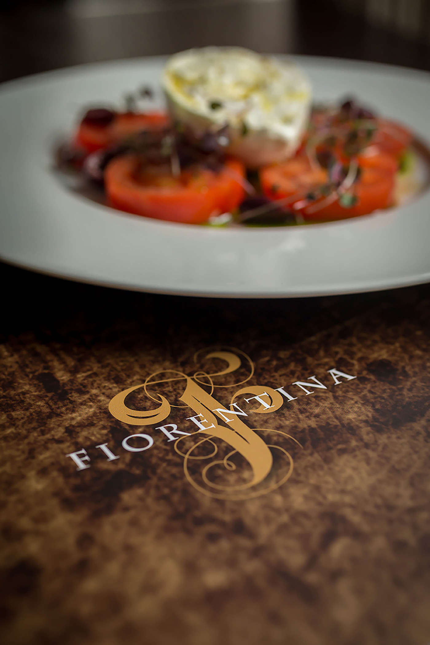 Tomato, Mozzarella & Basil Appetizer - Food Photography © David Cantwell Photography