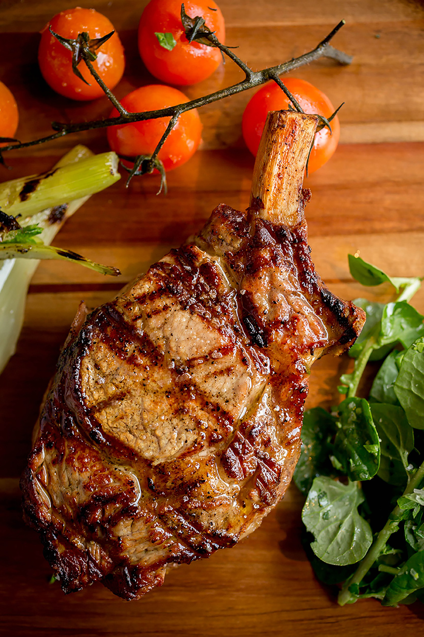 Barbeque Pork Chop - Food Photography © David Cantwell Photography