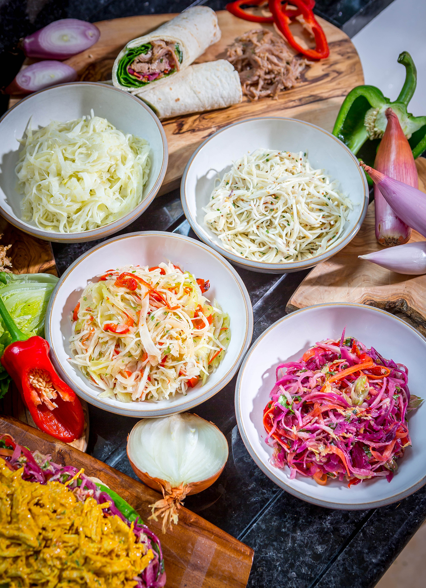 BBQ Slaws - Food Photography © David Cantwell Photography