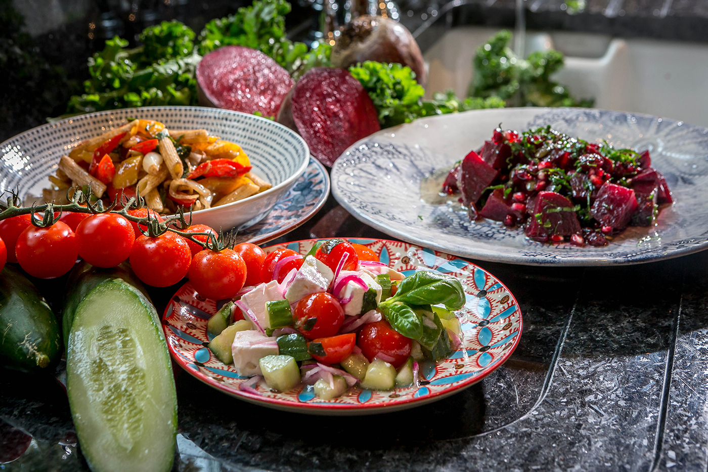 BBQ Salads - Food Photography © David Cantwell Photography