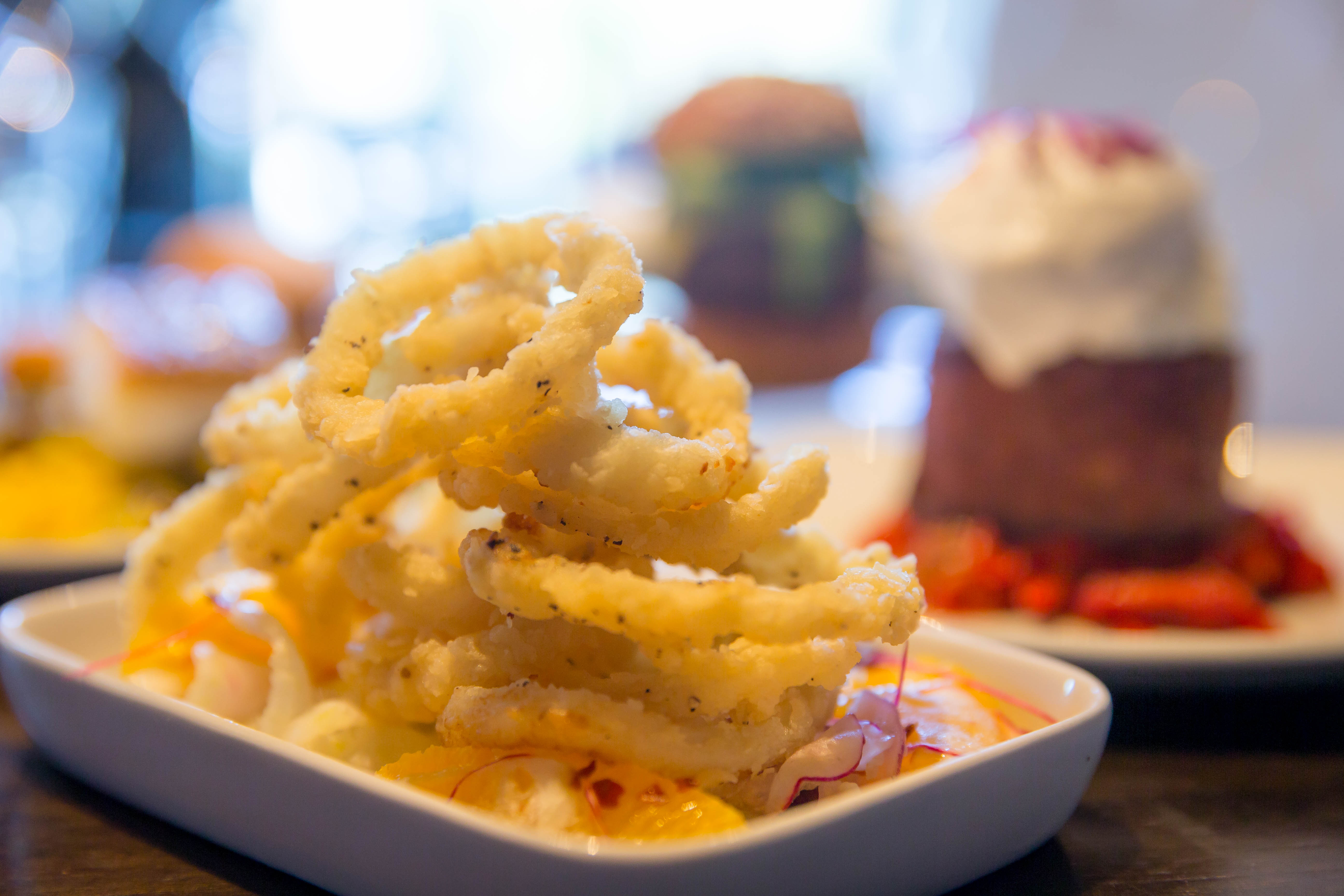 Squid Rings Finger Food @ Bon appetit Restaurant - Food Photography © David Cantwell Photography